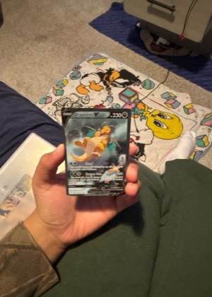 Dragonite V (Full Art), graded 7.5