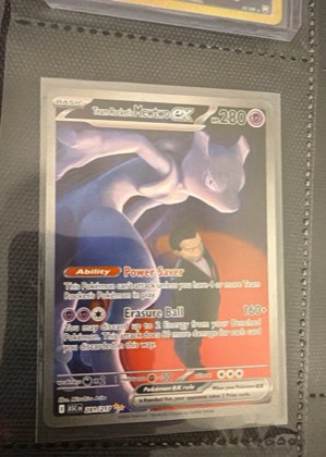 Team Rocket's Mewtwo ex, graded 9.0