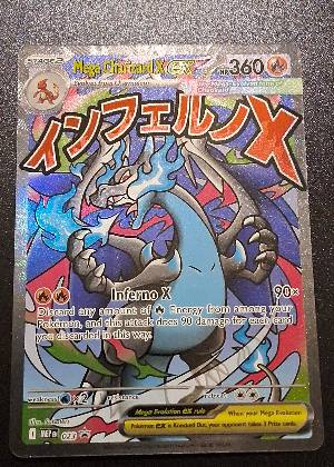 Mega Charizard X ex - 023 graded 8.5