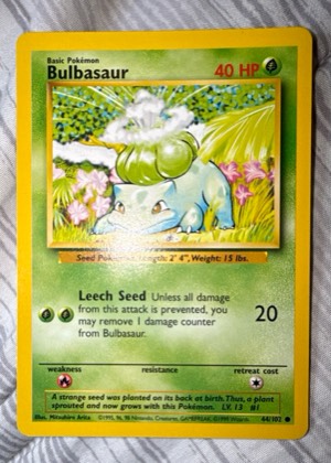 Bulbasaur, graded 9.0