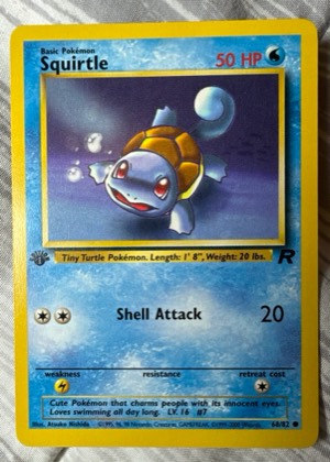 Squirtle, graded 9.0