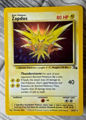 Zapdos, graded 9.0