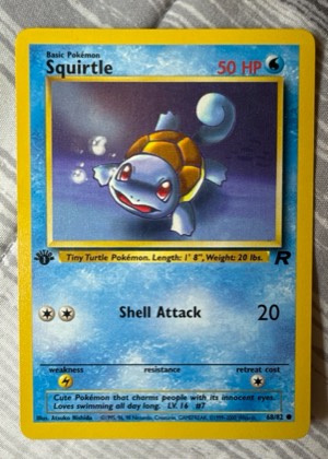 Squirtle, graded 9.5