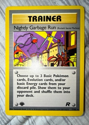 Nightly Garbage Run (Rocket's Secret Machine), graded 9.5