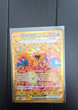 Charizard ex, graded 9.0