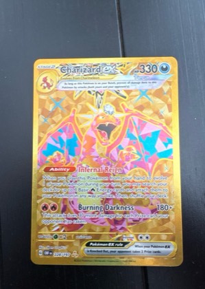Charizard ex, graded 9.5