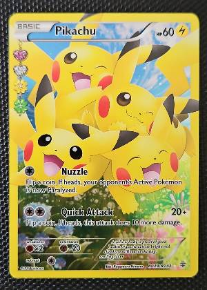 Pikachu (Full Art), graded 9.0