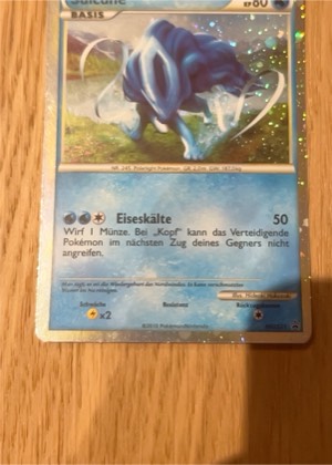 Suicune, graded 7.5