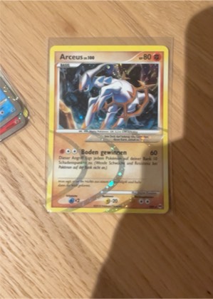 Arceus Lv.X (95), graded 8.5