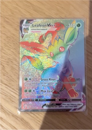 Leafeon VMAX (Secret), graded 9.0