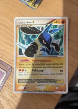 Lucario LV.X - DP12, graded 7.5