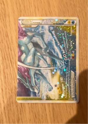 Raikou & Suicune Legend (Bottom), graded 9.0
