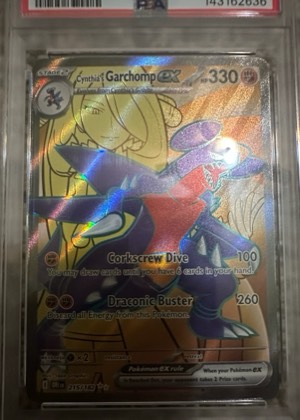 Cynthia's Garchomp ex - 215/182 graded 9.5