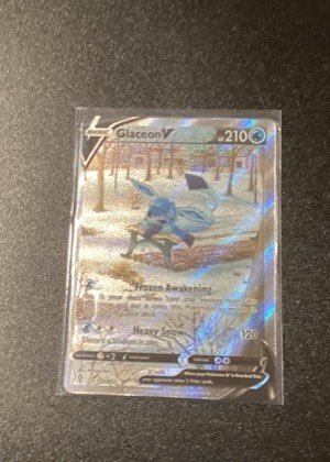 Glaceon V (Alternate Full Art), graded 9.0