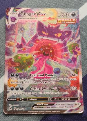 Gengar VMAX (Alternate Art Secret), graded 7.5
