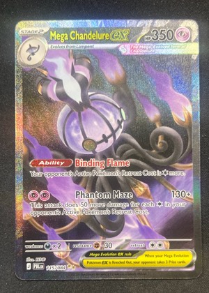 Mega Chandelure ex - 115/084 graded 9