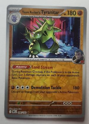 Team Rocket's Tyranitar graded 9