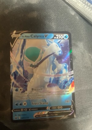 Ice Rider Calyrex V, graded 9.0