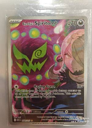 Cynthia's Spiritomb, graded 8.0