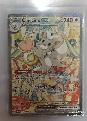 Cinccino ex, graded 9.0