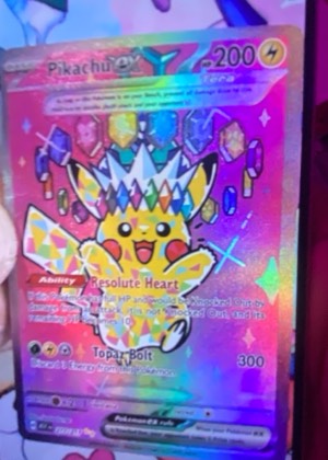 Pikachu ex graded 8