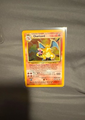 Charizard graded 8