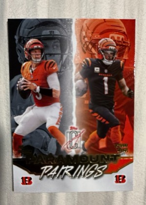 Joe Burrow / Ja'Marr Chase, graded 9.0