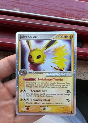 Jolteon ex, graded 7.0