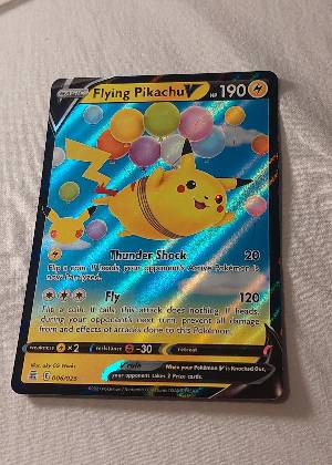 Flying Pikachu V, graded 8.5
