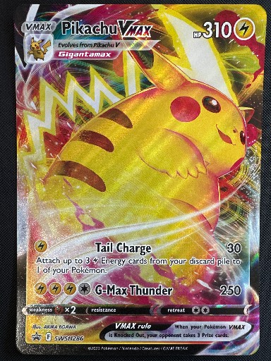 Pikachu VMAX, graded 9.0