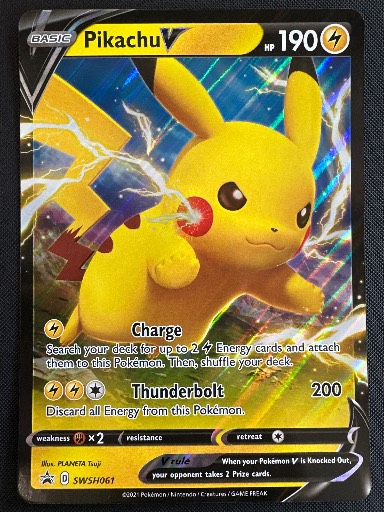 Pikachu V, graded 9.5