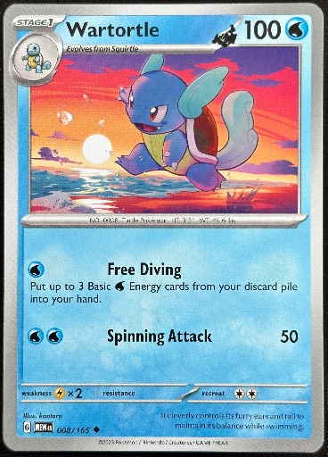 Wartortle, graded 9.5