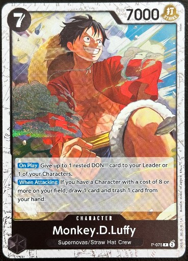 Monkey.D.Luffy (Tin Pack Set Vol. 2), graded 9.5