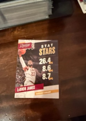 LeBron James, graded 7.5