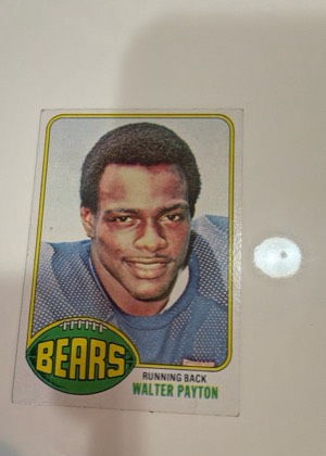 Walter Payton, graded 7.5