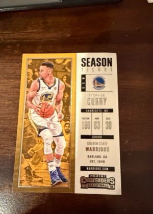 Stephen Curry, graded 8.5