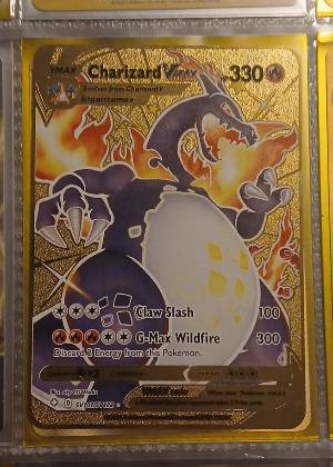 Charizard VMAX graded 8.5