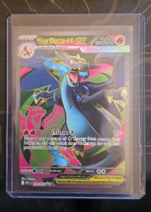 Mega Charizard X ex, graded 9.0