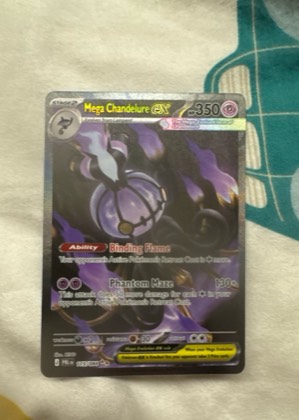 Mega Chandelure ex, graded 9.0