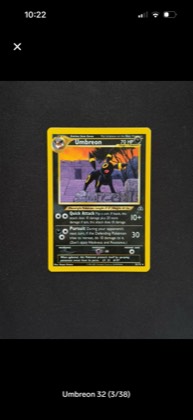 Umbreon, graded 9.0