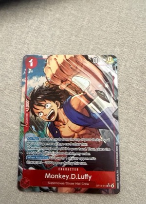 Monkey.D.Luffy - OP14-013, graded 9.0