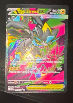 Mega Zeraora ex - 098/084 graded 8.5