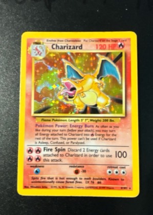 Charizard, graded 7.5