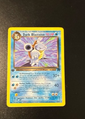 Dark Blastoise (20) graded 8