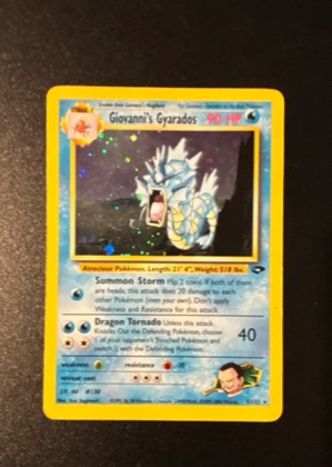 Giovanni's Gyarados, graded 8.5