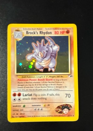 Brock's Rhydon graded 8