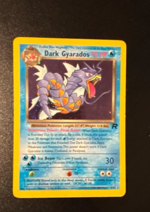 Dark Gyarados, graded 8.0