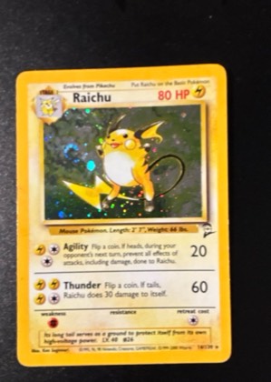 Raichu, graded 6.5