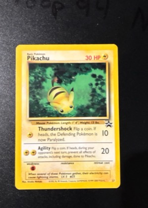 Pikachu, graded 7.5