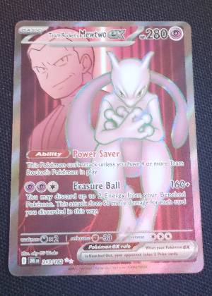 Team Rocket's Mewtwo ex - 213/182 graded 9